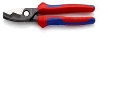 KNIPEX 95 12 200 - CORTACABLES DOBLE FILO KNIPEX 200 MM. CON MANGOS BICOMPONENT