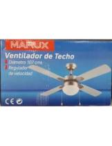 MARUX 5008 - VENTILADOR ALTA VELOCIDAD CROM.35 CM 65W