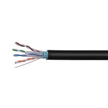 ELECTRÓNICA MOLGAR C/UTP6EXNEG - CABLE LAN CC-UTP CAT6 CU PE EXTERIOR NEGRO