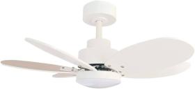 MARUX 5101 - VENTILADOR TECHO 81CM 50W 230V 3 VELOCIDAD E-14 BLANCO