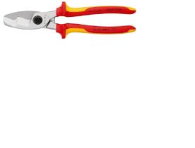 KNIPEX 95 16 200 - CORTACABLES DOBLE FILO AISLADO VDE KNIPEX 200 MM. CON MANGOS