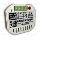 VARILAM CONTROL LUMINICO MULTI250 - REGULADOR POR PULSADOR COMPATIBLE CON  LED DE 3 A 250W