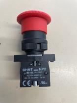 CHINT NP2-ES542 - PULSADOR SETA CON GITO DE 40MM PLASTICO ROJO 1NC