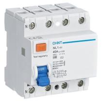 CHINT NXL-63-4-25-30AC - INTERRUPTOR DIFERENCIAL SERIE NXL, 4P 25A 30MA CLASE AC