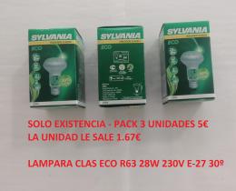 OUTLET CECODO 0023124 - LAMPARA CLAS.ECO R63 28W 230V E14 30°