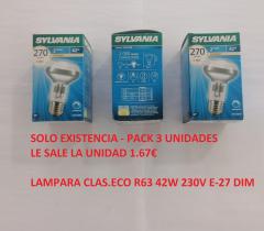 OUTLET CECODO 0023122 - LAMPARA CLAS.ECO R63 42W 230V E14 30°