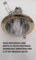 OUTLET CECODO 4066O - DONWLIGHT 20W E-27 ORO (4066000O)