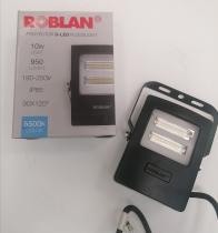 ROBLAN DMHL10BB - PROYECTORES LED  10W 6500K 950LM 100-240V IP65 NEGRO