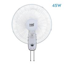 FABRILAMP 184261001 - VENTILADOR PARED CUDO BLANCO 3 VEL. 45W OSCILANTE 5 ASPAS TR