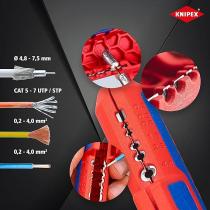 KNIPEX 16 95 01 SB - PELAMANGUERA UNIVERSAL PARA PELAR HILOS