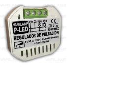 VARILAM CONTROL LUMINICO P-LED - REGULADOR PARA PULSADOR COMPATIBLE LED DE 3 A 500W 230V-AC